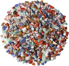 New Aquarium Decorative Rocks Natural Mixed Chakra Crystals Chip Bulk Rocks