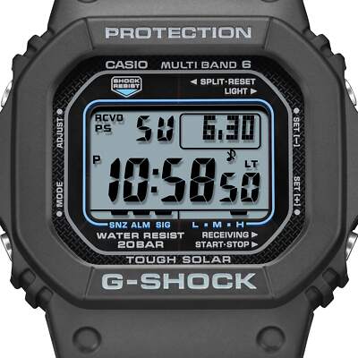 CASIO G-SHOCK GW-M5610U-1CJF Radio Solar Multiband 6 Digital Watch