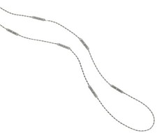 NWT Brighton BARONESS BAR Crystal Silver LONG Necklace Lacy Layering MSRP 98