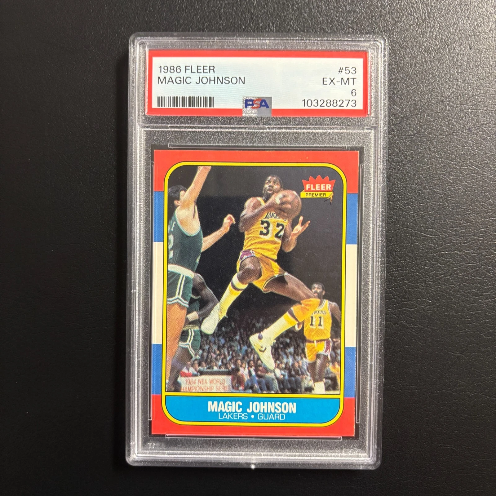 Deal for 1986-87 Fleer - Magic Johnson #53 - PSA 6