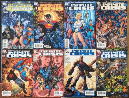 Infinite Crisis (#1-7) 1A 1B 2A 3B 4A 5A 6A 7B Full Set 1st Blue Beetle VF/NM - Picture 1 of 24