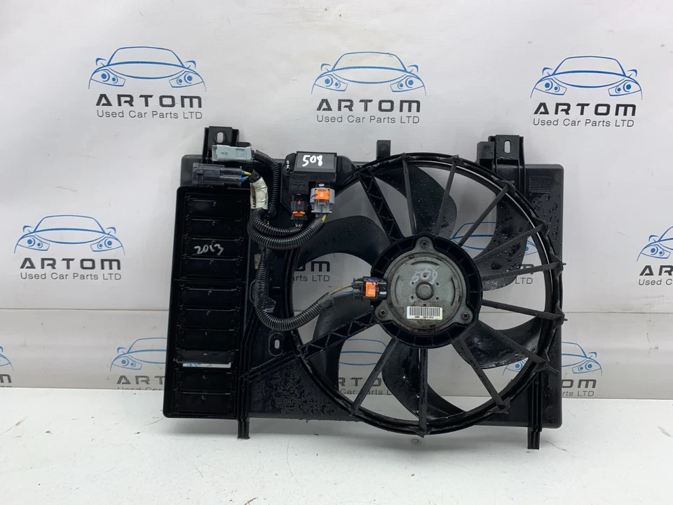 PEUGEOT 508 MK1 1.6 E-HDI AUTO ENGINE RADIATOR COOLING FAN 9687359380 2010-2018 — 第 2/4 张图片