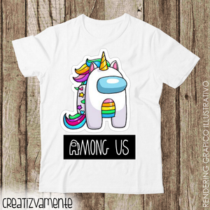 maglietta unicorno bambina