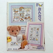 FOR BABY Cross Stitch Patterns Leaflet BK 50 Counted Cross Stitch Graph-It-Arts