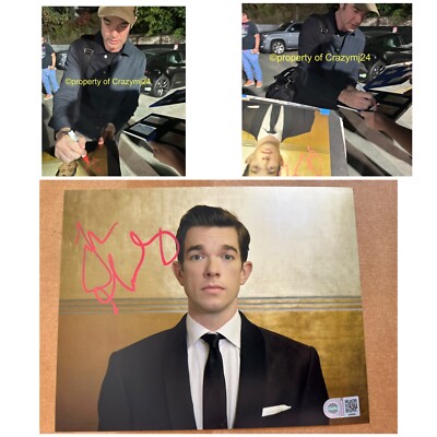 John Mulaney Signed 8x10 Photo Comedian Big Mouth Autograph Exact Proof SWAU