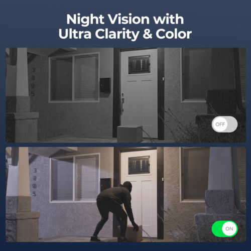 Reolink 12MP Ultra HD PoE Security Camera Color Night Vision Double Warning D83S - Picture 4 of 14
