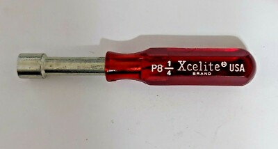1/4 in. x 3 1/2 in. COMPACT NUT DRIVER POCKET MINI Xcelite P8 (QTY: 1) USA NOS
