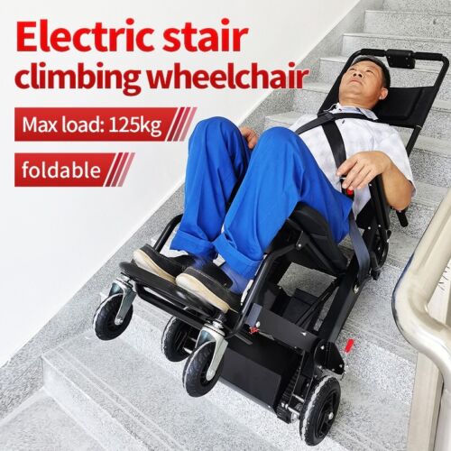 Portable Elderly Stair Lifting Motorized Climbing Wheelchair Chair Stair Lift - Picture 1 of 70