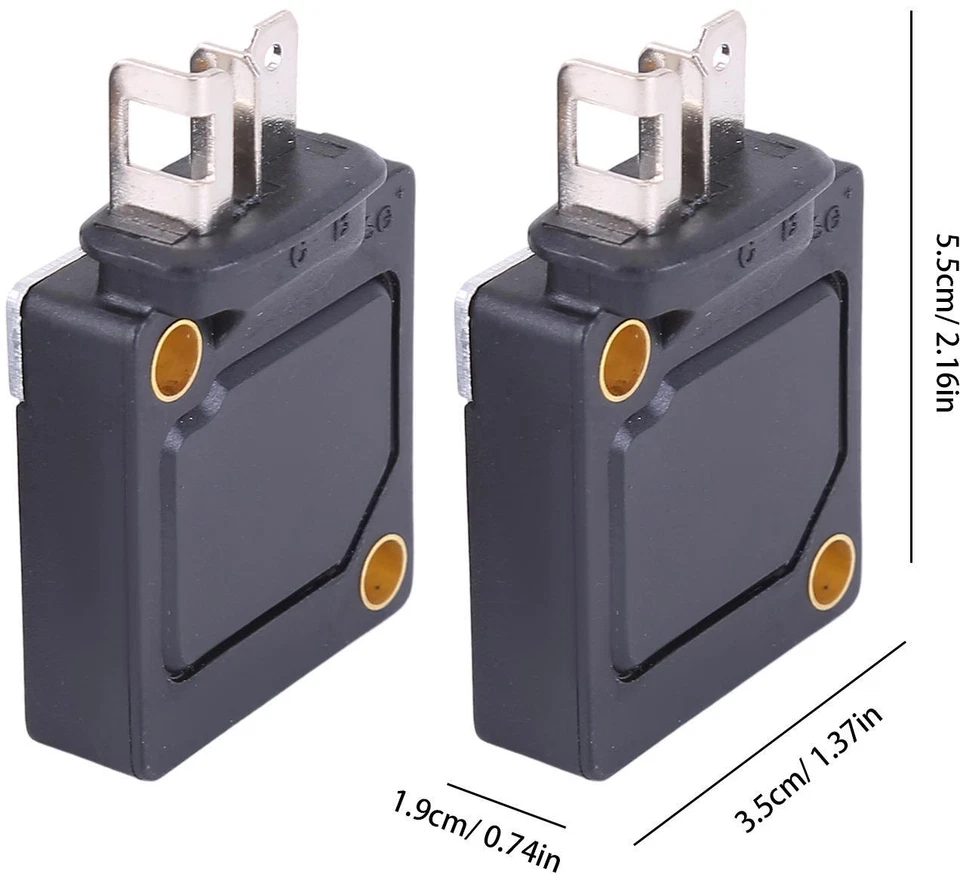 2Pcs Distributor Ignition Module S2 S3 For 1981-85 Mazda RX4 RX5 RX-7 FB 12A 13B Foto 2 de 4