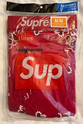 Supreme Hanes Boxer Briefs (2 Pack) 