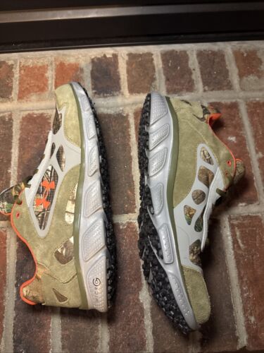 Under Armour Men's Grit Off Road Hiker Shoes, Camo Suede Size 13 Discontinued - Picture 3 of 11