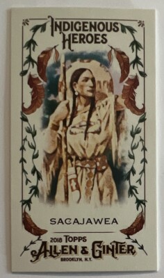 mih⭐︎ Sacajawea 2018 Topps Allen & Ginter Indigenous Heroes Mini #MIH-13