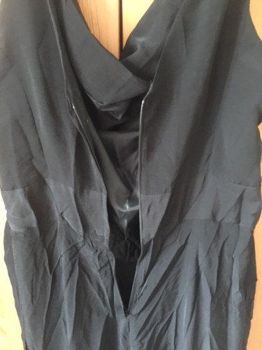 Bnwt Ladies Black Summer Peacocks Evie Jumpsuit Size Uk 18 - Picture 6 of 11