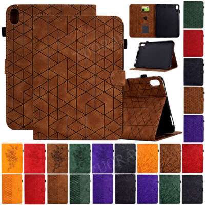 Für Samsung Galaxy Tab A9 A9+ A8 A7 Lite Leder Schutz Hülle Tablet Tasche Cover
