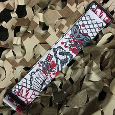 NEW KM Paintball Universal Mask Goggle Strap - Limited Edition Bloody Knuckles