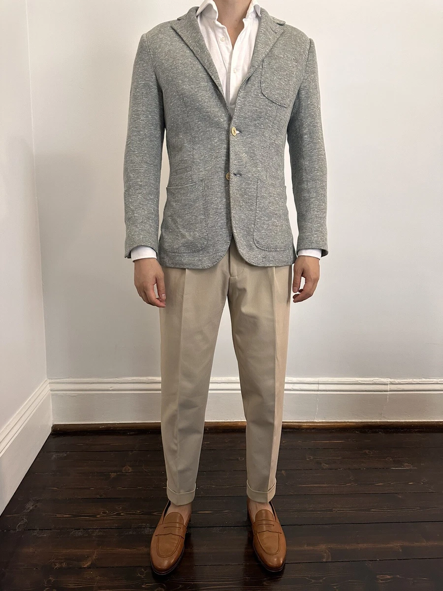 Soft cotton blazer sale