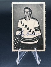 1970 O-Pee-Chee Hockey Deckle Edge Insert #42 Eddie Giacomin New York Rangers G