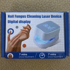 Laser Nail Fungus Device for Nails with Digital Display, White/Gray, Unisex
