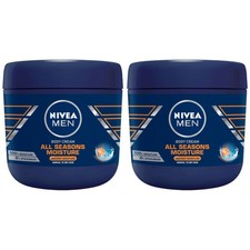 2 Pack x Nivea Men All Seasons Moisture Body Cream, 13.5oz 400ml