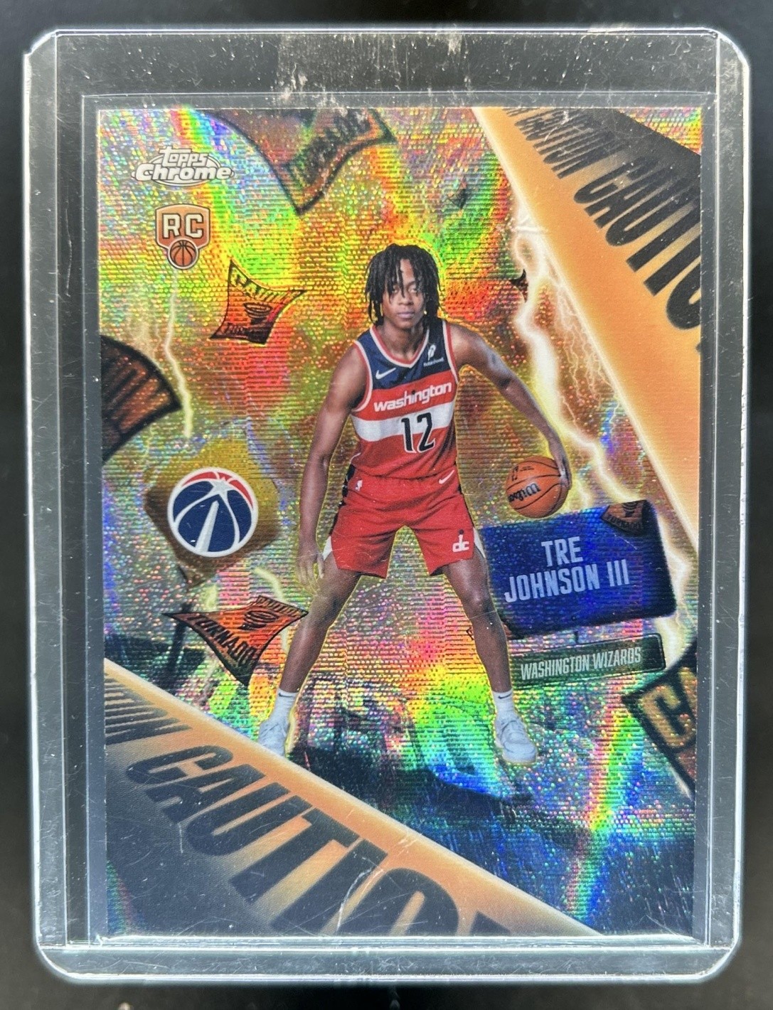 2025-26 Topps Chrome Tre Johnson III Advisory RC Rookie SSP #AD-6 Wizards