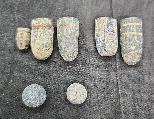 Civil War Bullets, Lot Of 7 (Stk25@16)