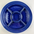Vtg 1936-1946  Fiesta Ware original 10.5" RELISH TRAY Fiesta Homer Laughlin