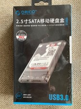ORICO 2139U3-CR 2.5" Transparent USB3.0 HDD Hard Drive Enclosure Storage Case X2