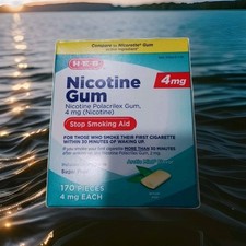 Nicotine Gum, Arctic Mint Sugar Free 4mg 170 Pieces 4/27 H-E-B  160 Free Shipp