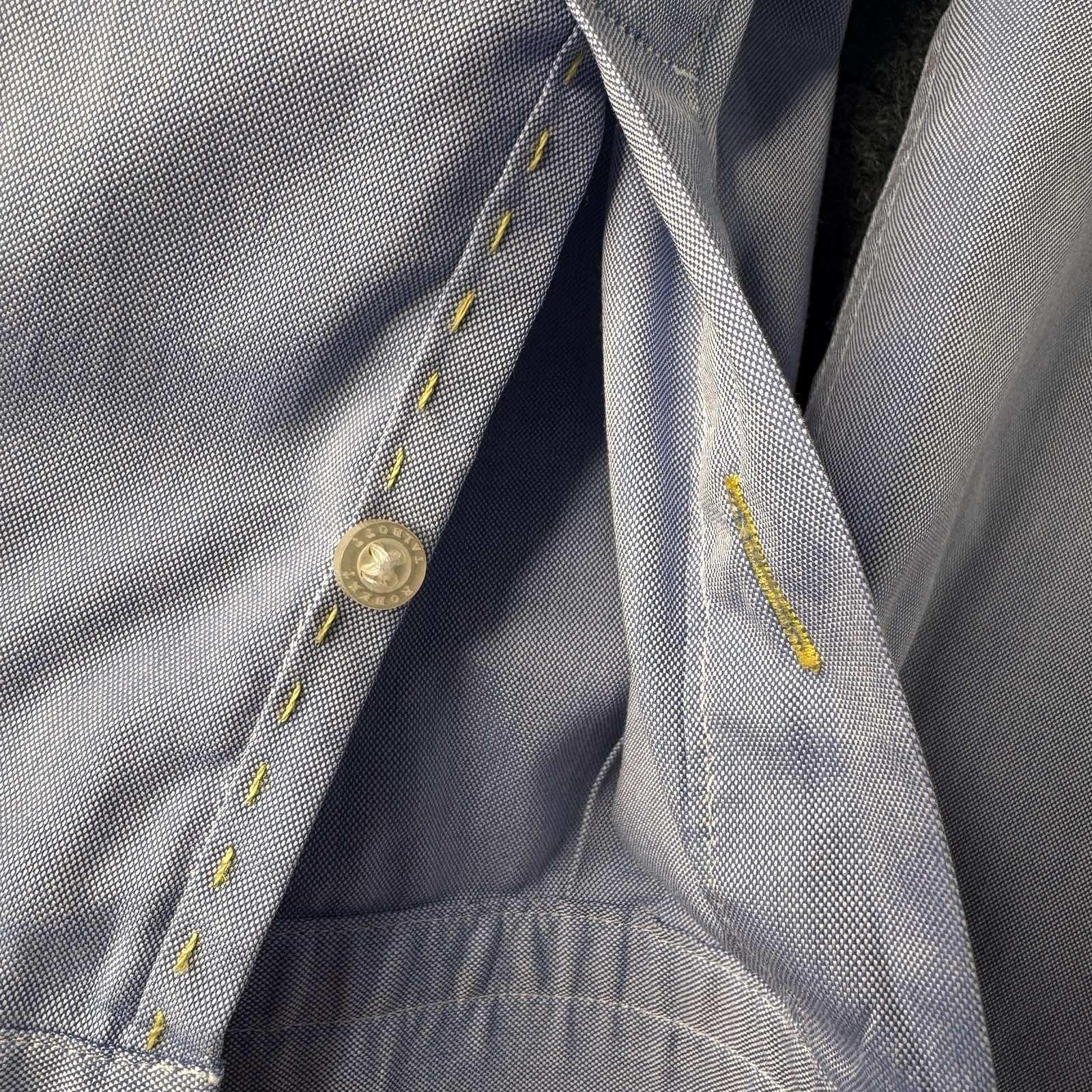 Robert Talbott Men's Blue Button Down Long Sleeve… - image 9