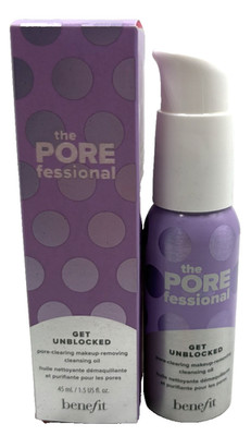 Benefit The POREfessional Get Unblocked Makeup Removing Cleansing Oil - 1.5oz