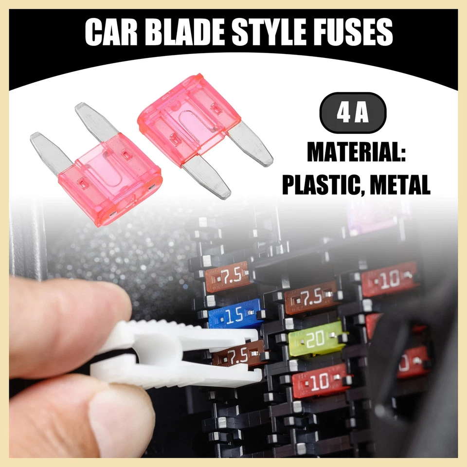 50 Piezas Mini 4AMP APM/ATM Coche Fusible Hoja Estilo Fusible Protección contra Cortocircuitos Nuevo Foto 2 de 4