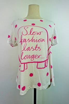 Moschino Billig Schick Jersey Frau Gr. 40 T-Shirt Italy Vintage Top Y2K Logo - Bild 1 von 4