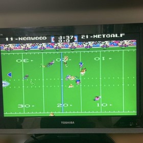 TECMO Super Bowl Famicom Cassette Complete Rare Used Japan Import