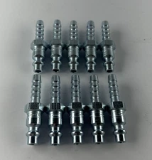 Milton 736-6 M-Style Air Hose Plug 3/8” Barb Steel Pack of 10 thumbnail 1