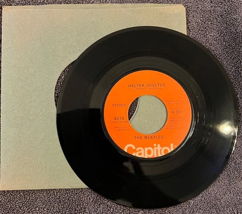 The Beatles - 45, 7" HELTER SKELTER, GOT TO GET YOU INTO MY LIFE