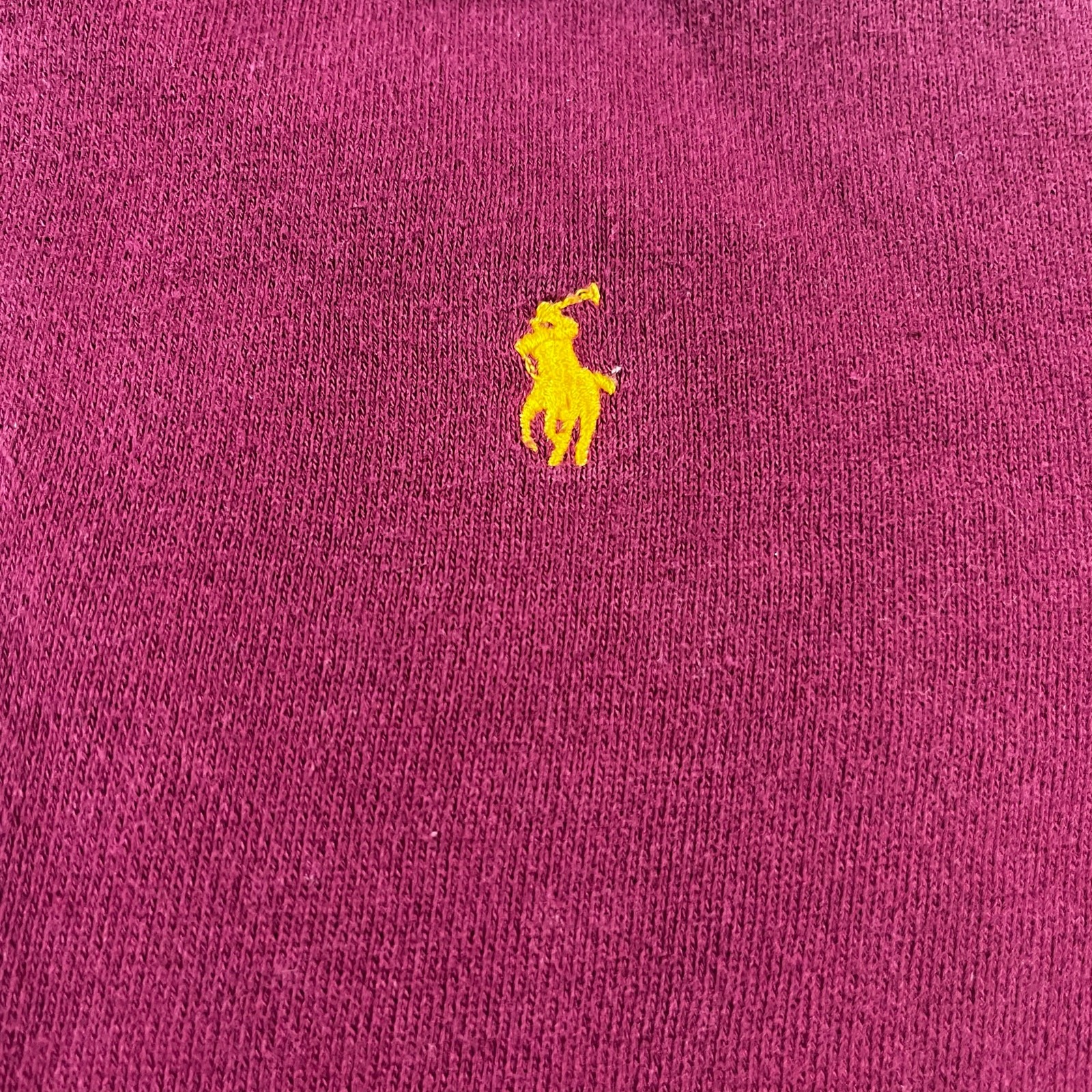 Giacca Polo Ralph Lauren ragazzo taglia 5T giallo marrone pony full zip ricamata