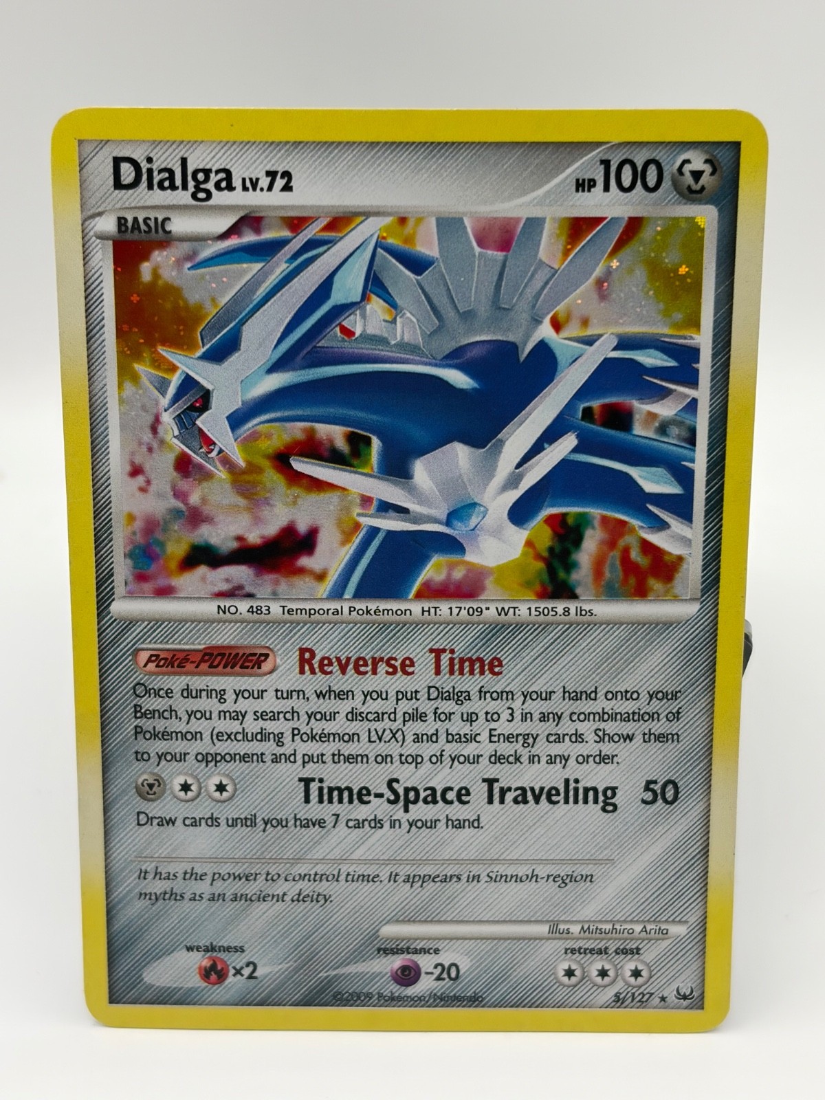 Vintage Pokemon Platinum Dialga Holo 5/127