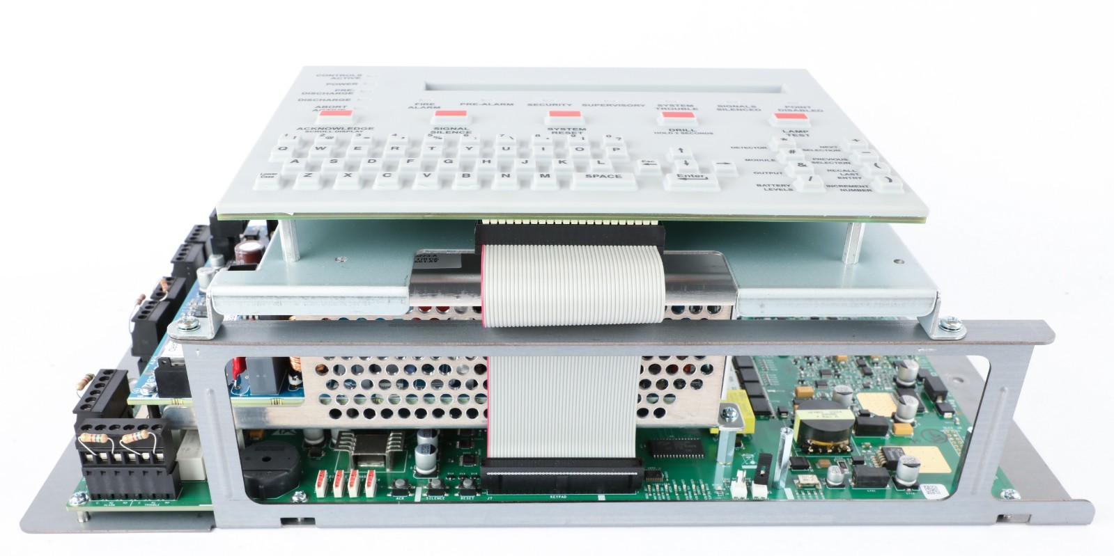 Honeywell Notifier NFS-320C Fire Alarm Control Panel, Complete with Power Supply