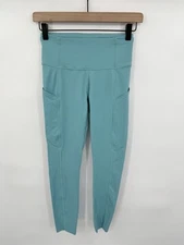 Lululemon Fast Free 7/8 Tight II Non Reflective Nulux 25" Size 4 Ice Cave