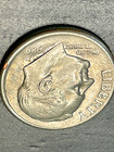 1989 D Roosevelt dime struck thru grease  IN We In We God We Trust — photo 3