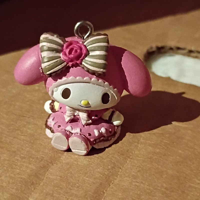 Sanrio Characters My Melody Micro Figure Keychain Charm