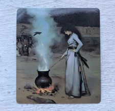 Haunted Doll Active Spirit Witch Cooking Sticker 1 Pc
