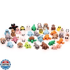 37PCS Animals Figures, Mini 3D Printed Animals Fidget Toys for Halloween, Fun