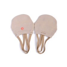 RGPros Knitted Half Sole Toe Shoes Socks for Professional Small, Beige