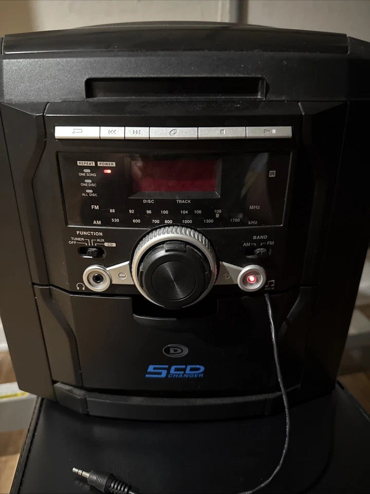 RCA RS22162 Stereo 5 CD Changer AM/FM-Unit Only- Fix Upper-For Parts Only-SHIP24 - Image 3 of 4