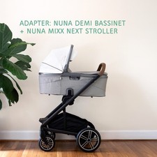 Nuna DEMI Bassinet to Nuna MIXX Next Stroller ADAPTER Custom , 3D Printed 