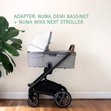 Nuna DEMI Bassinet to Nuna MIXX Next Stroller ADAPTER (Custom , 3D Printed)