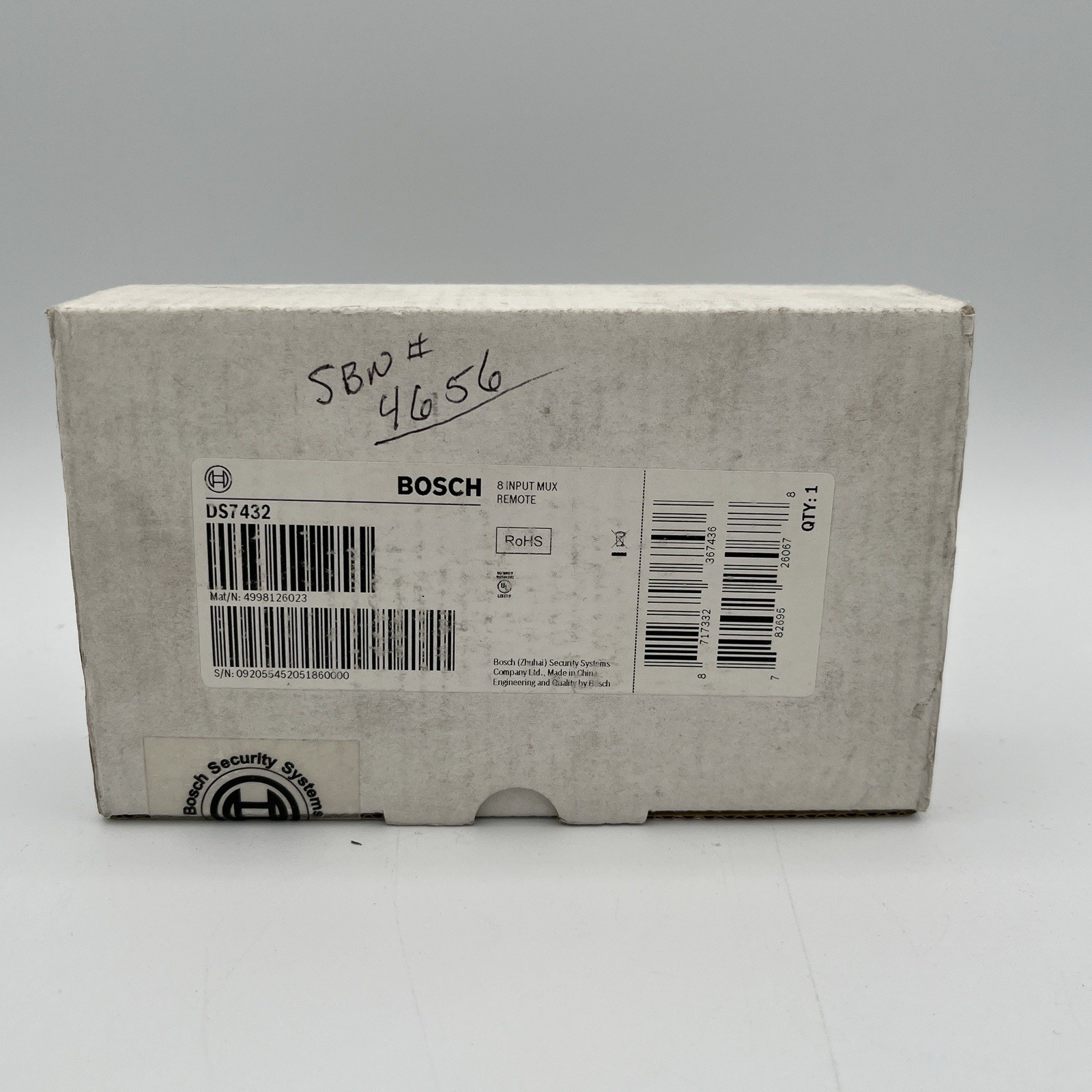 BRAND NEW SEALED!! Bosch Security Systems 8 Input Mux Remote Module ...