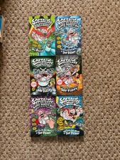 Captain Underpants Book Lot | 6 books | by Dav Pilkey