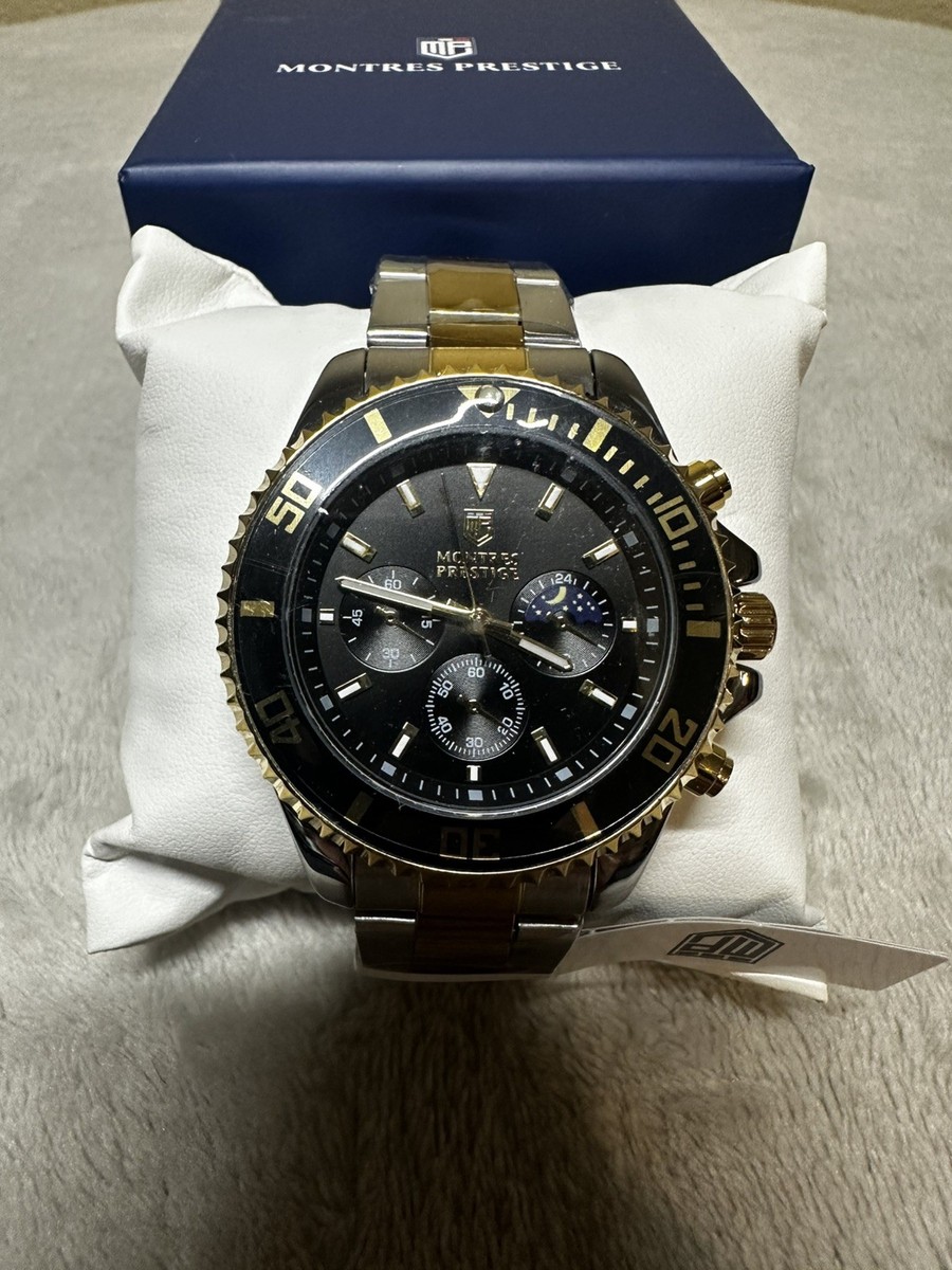 Montres Prestige X Invicta MPW-0090 Black Dial Silver Gold | eBay